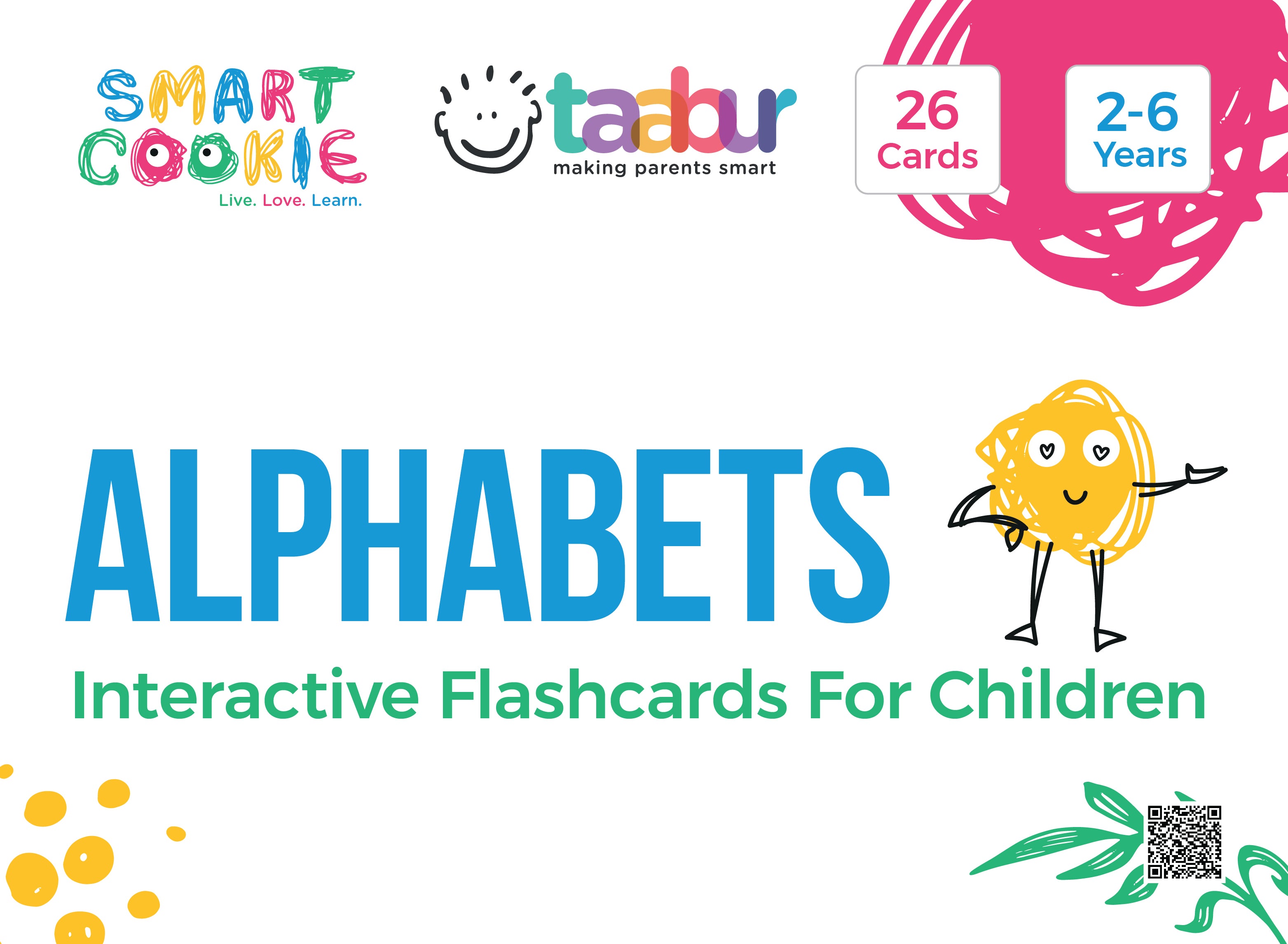 English for Beginners - 2 Sets of Interactive Flashcards (56 Cards) - for Kids Aged 2 to 6 Years Old
