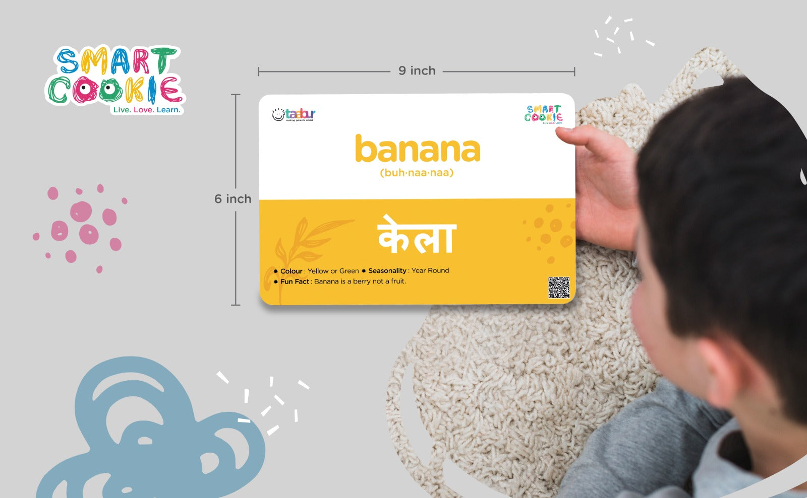 Fruits - Interactive Flashcards for Children (25 Cards) - for Kids Aged 2 to 4 Years Old