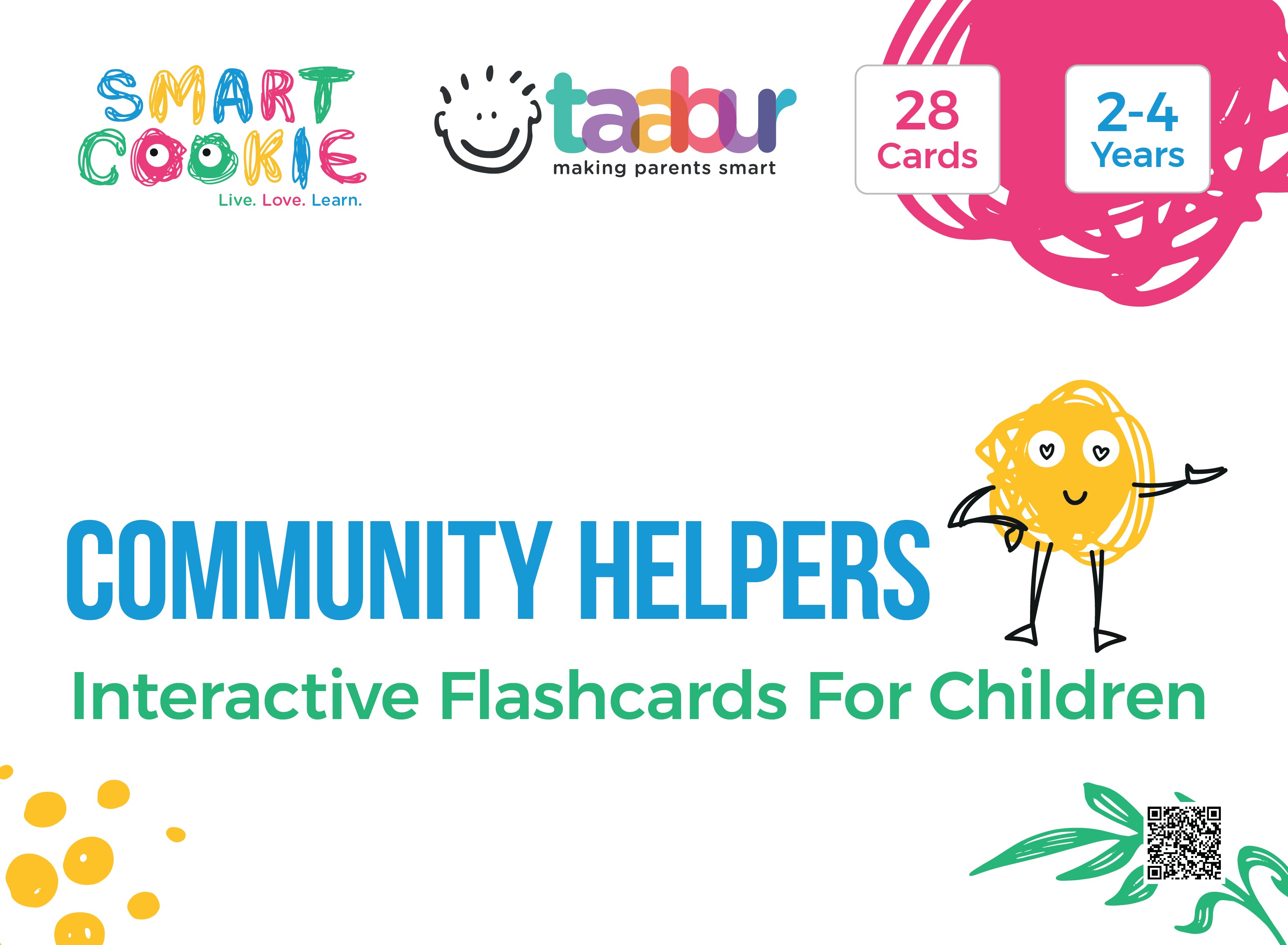 Basic Environment Awareness - 6 Sets of Interactive Flashcards - for Kids Aged 2 to 4 Years Old