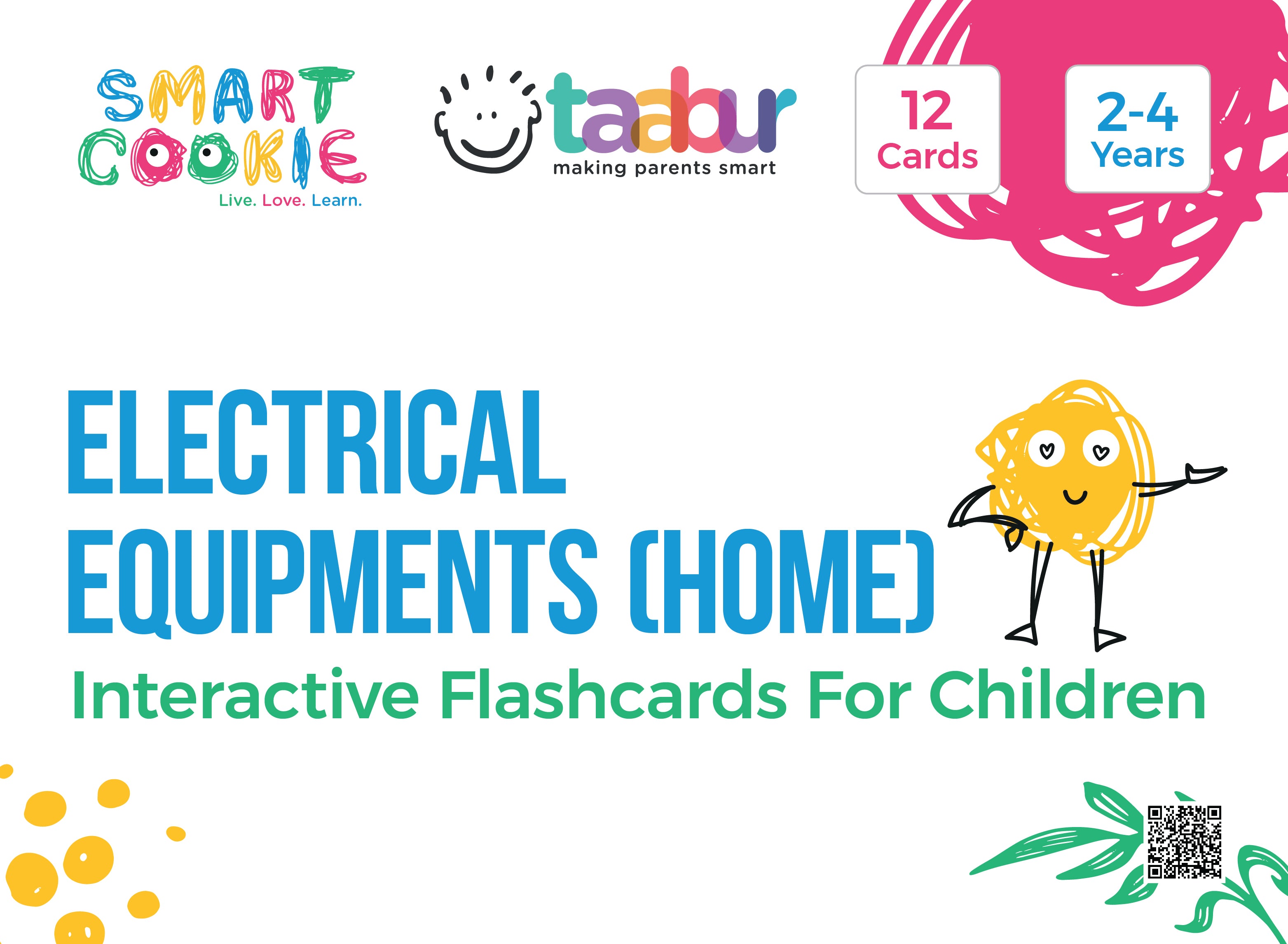 Basic Environment Awareness - 6 Sets of Interactive Flashcards - for Kids Aged 2 to 4 Years Old