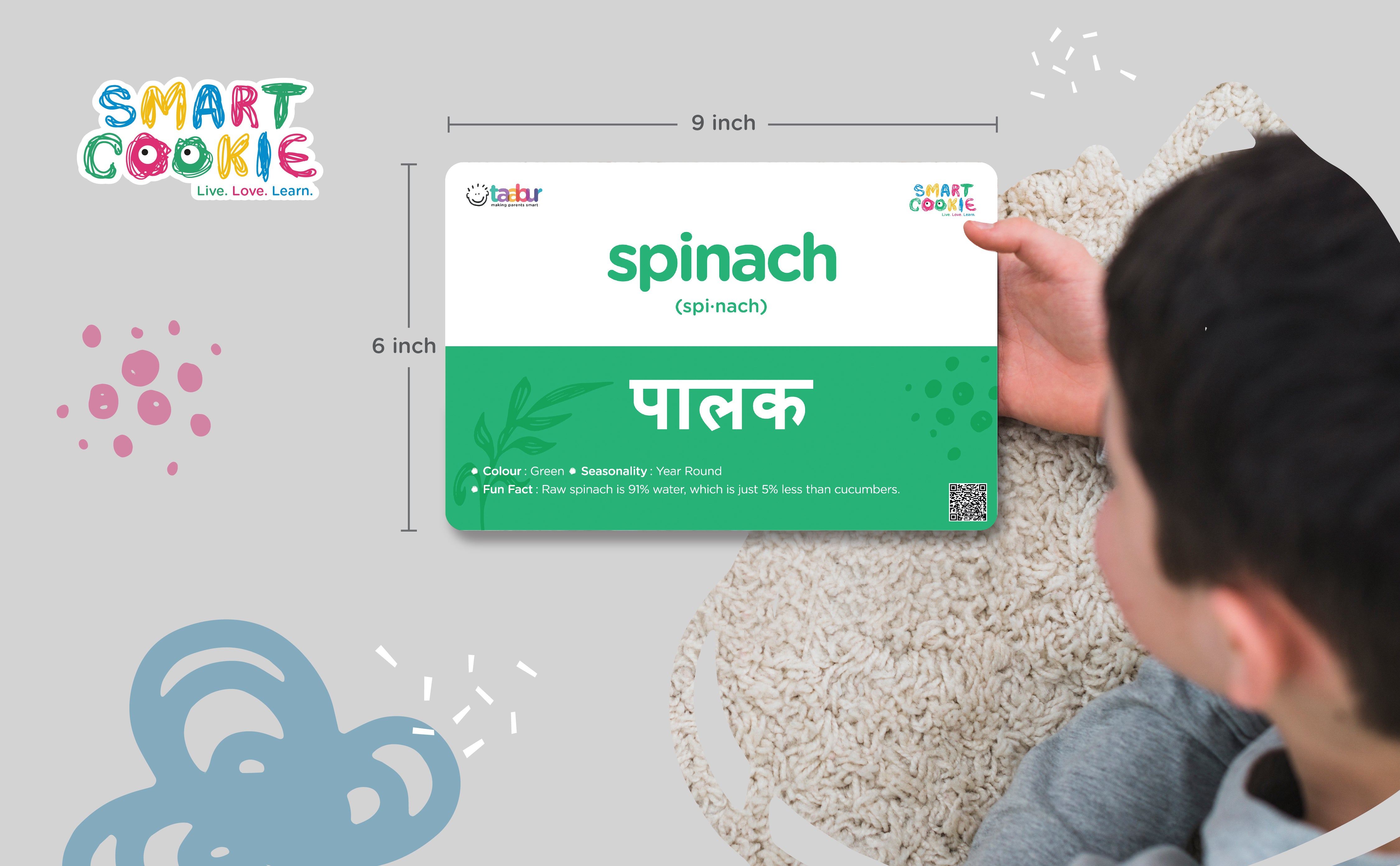 Vegetables - Interactive Flashcards for Children (28 Cards) - for Kids Aged 2 to 4 Years Old
