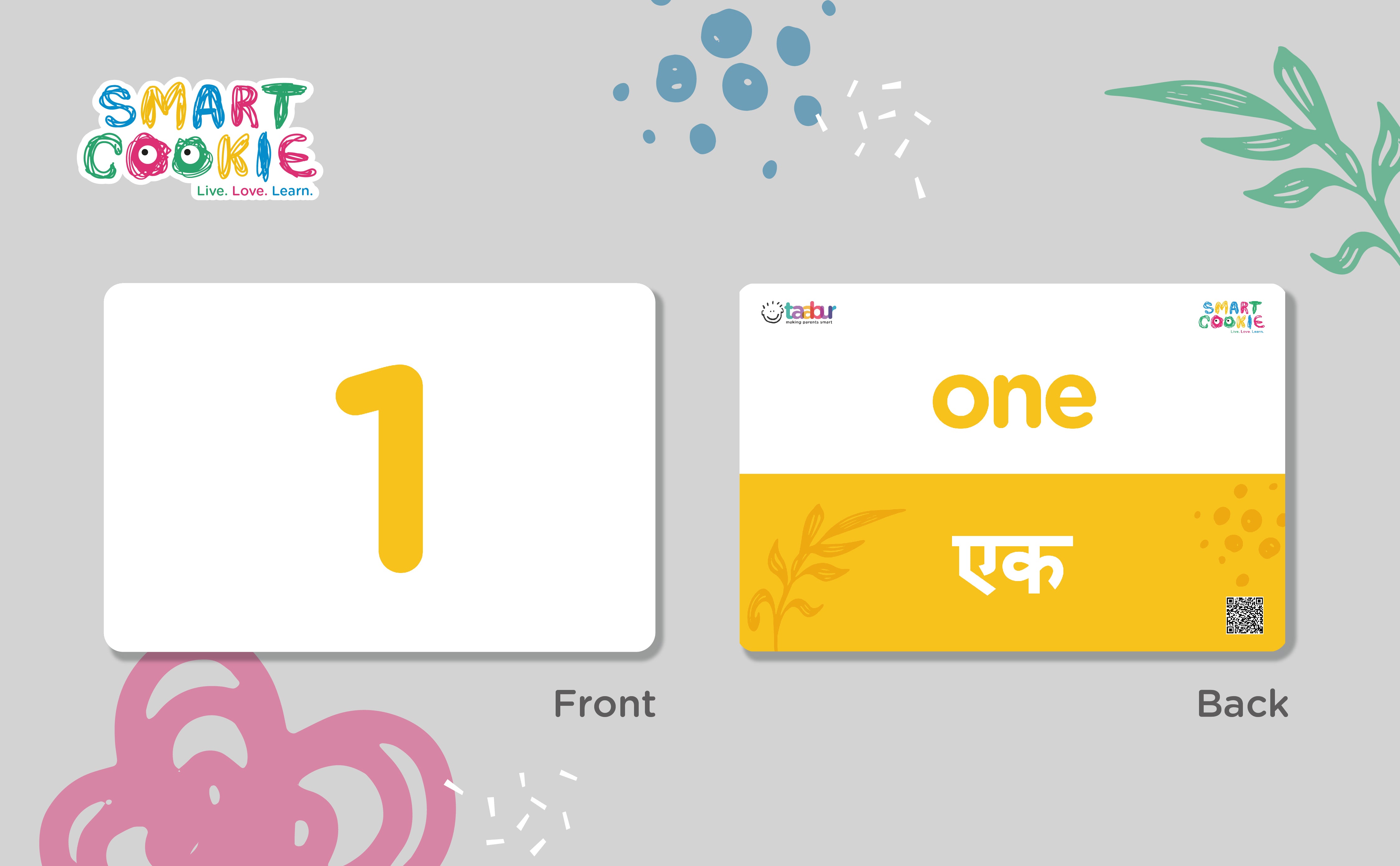 Numbers + Bonus Exercise Cards - Interactive Flashcards for Children (26 Cards) - for Kids Aged 2 to 4 Years Old