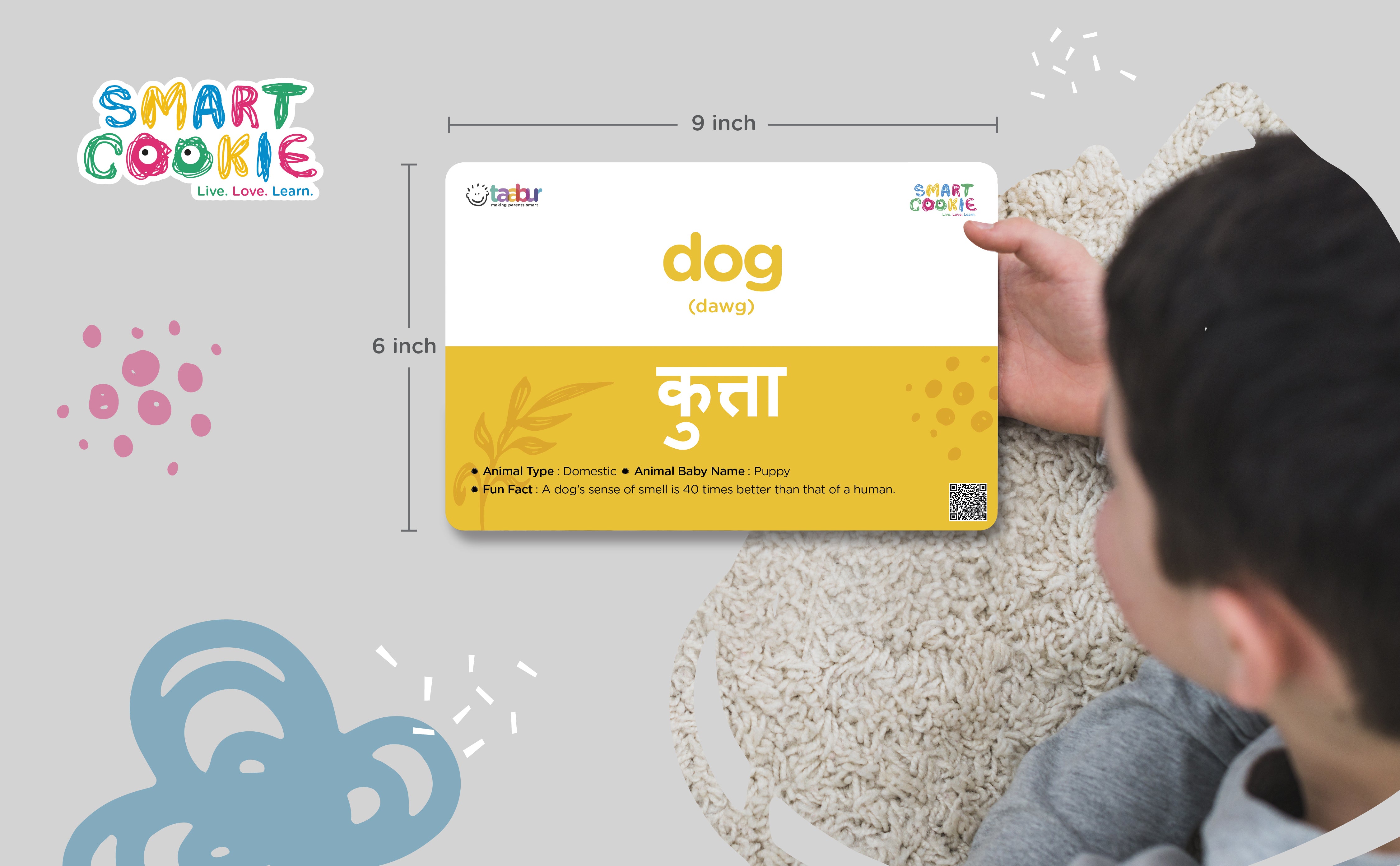 Animals - Interactive Flashcards for Children (25 Cards) - for Kids Aged 2 to 4 Years Old