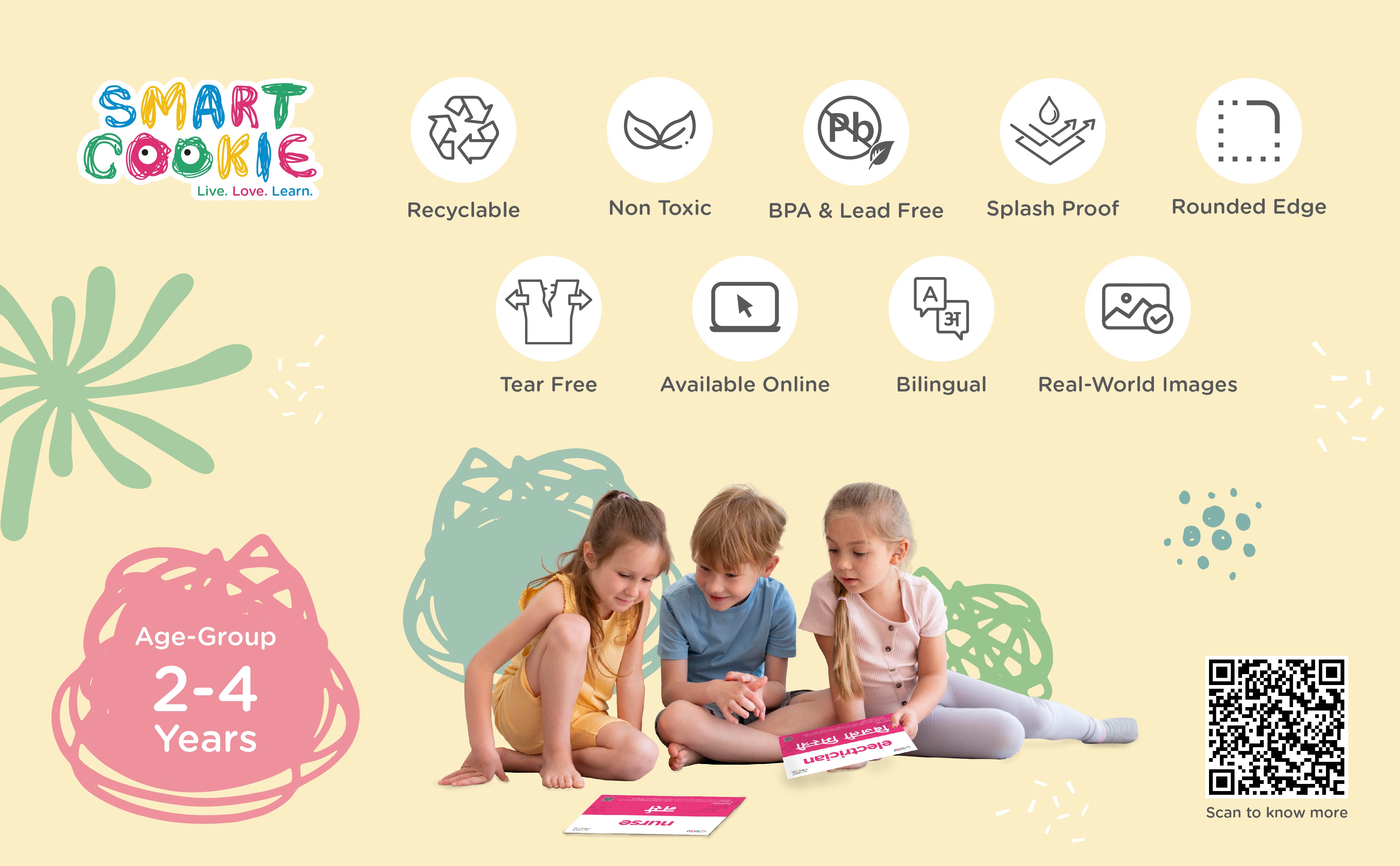 Animals - Interactive Flashcards for Children (25 Cards) - for Kids Aged 2 to 4 Years Old