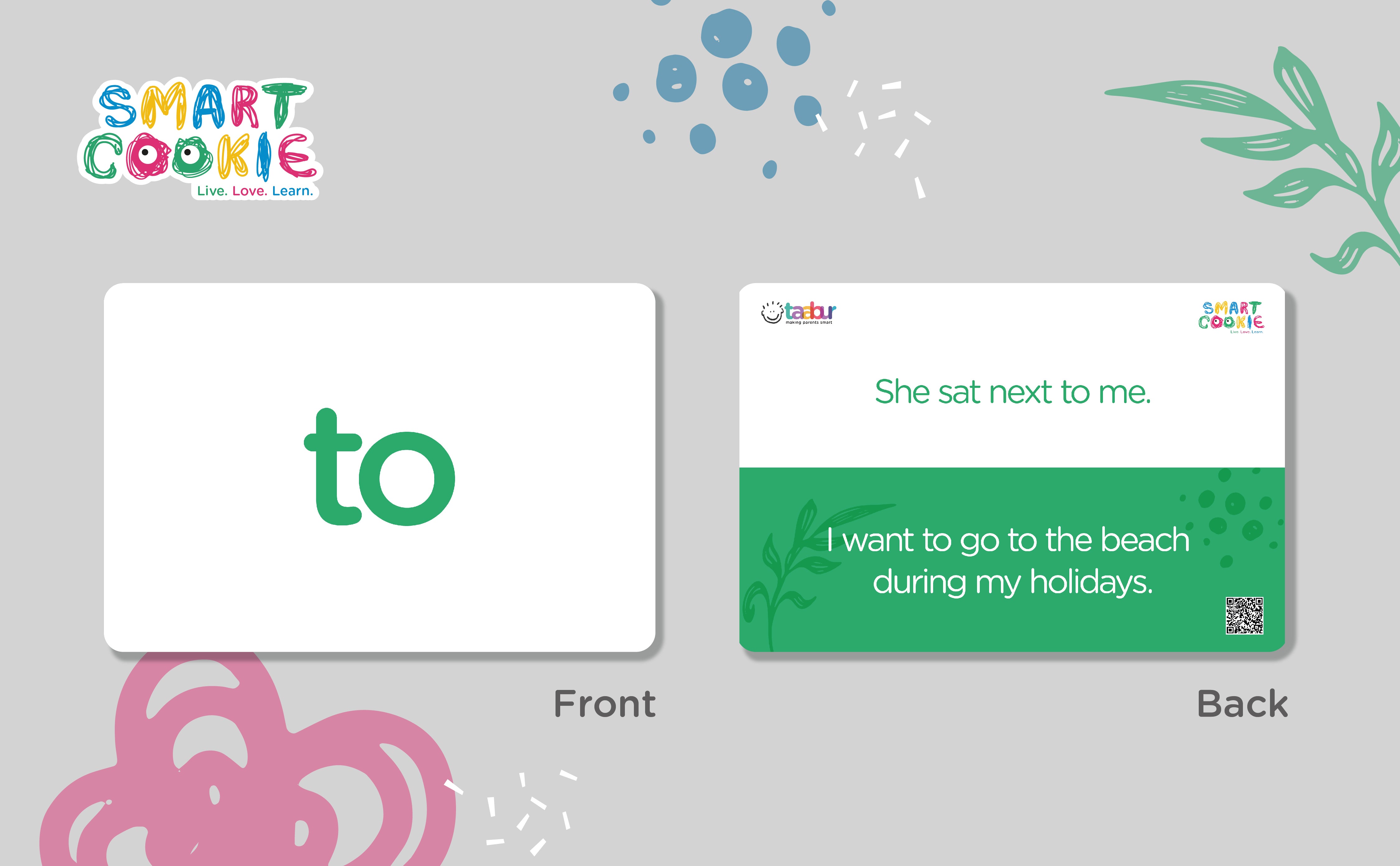 English Sight Words (Set 3) - Interactive Flashcards for Children (40 Cards) - for Kids Aged 2 to 4 Years Old
