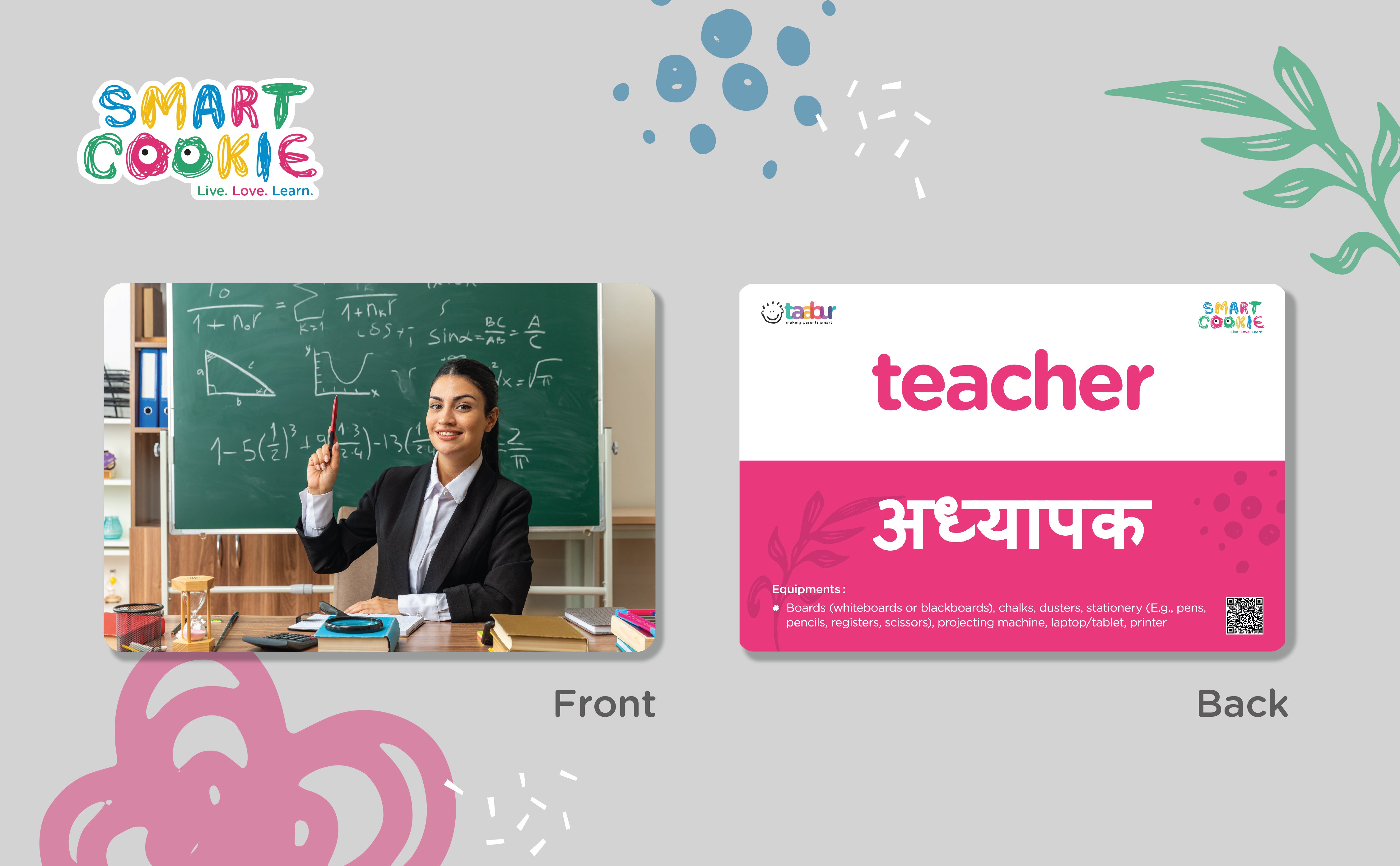 Community Helpers - Interactive Flash Cards for Children (28 Cards) - for Kids Aged 2 to 4 Years Old