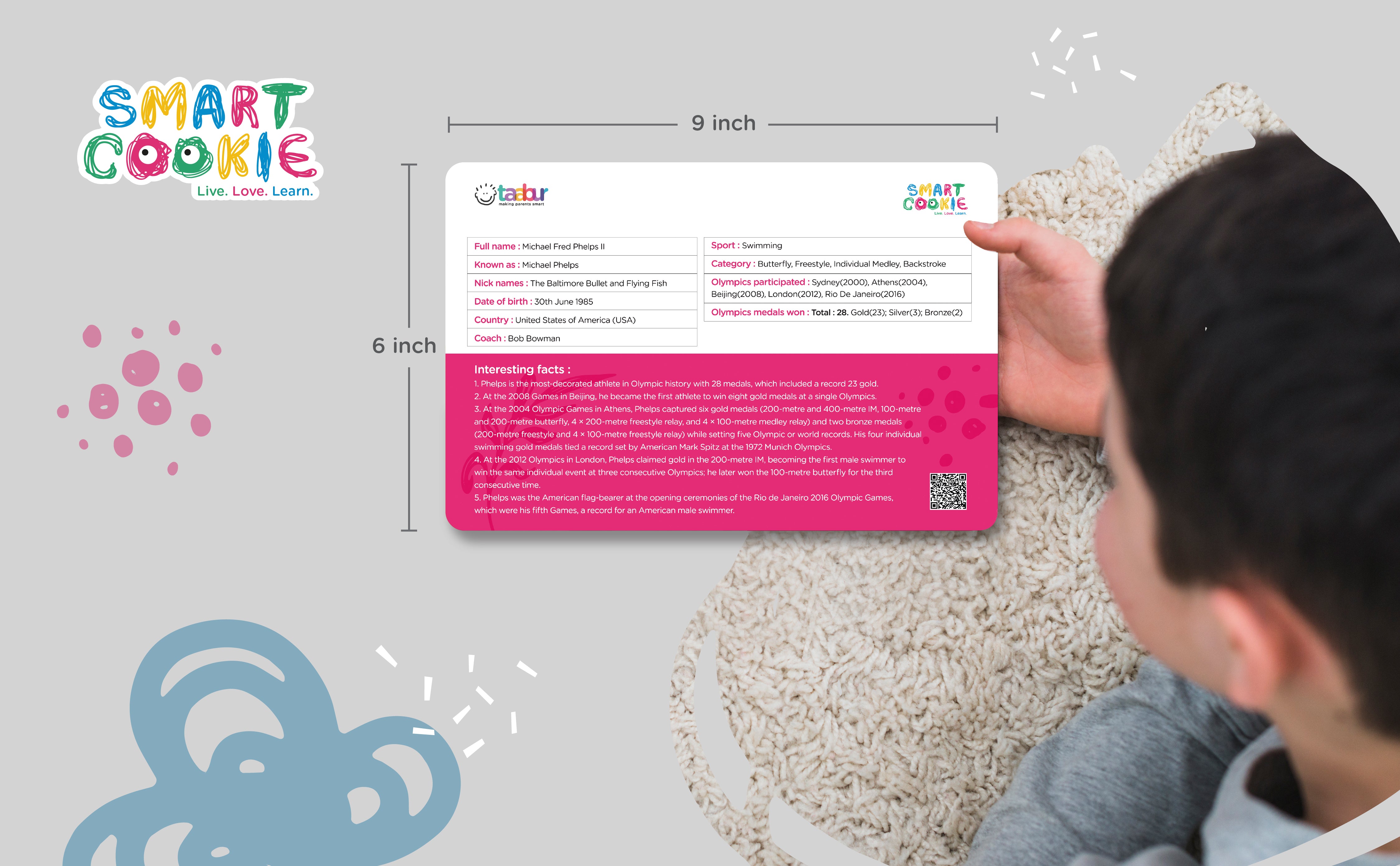 Great Olympians - Interactive Flash Cards for Children (36 Cards) - for Kids Aged 4 to 6 Years Old