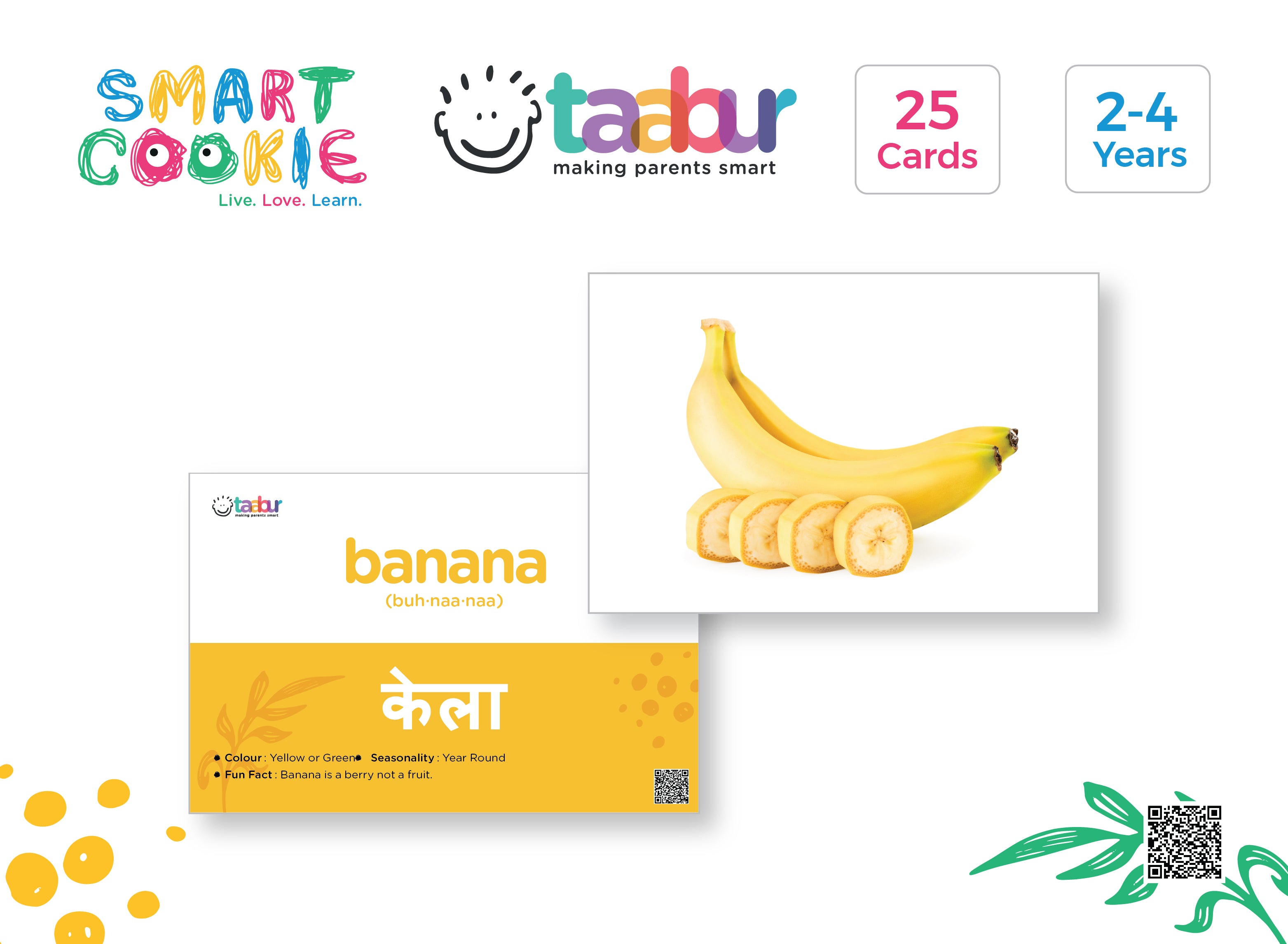 Animals, Fruits, Vegetables - 6 Sets of Interactive Flashcards - for Kids Aged 2 to 4 Years Old