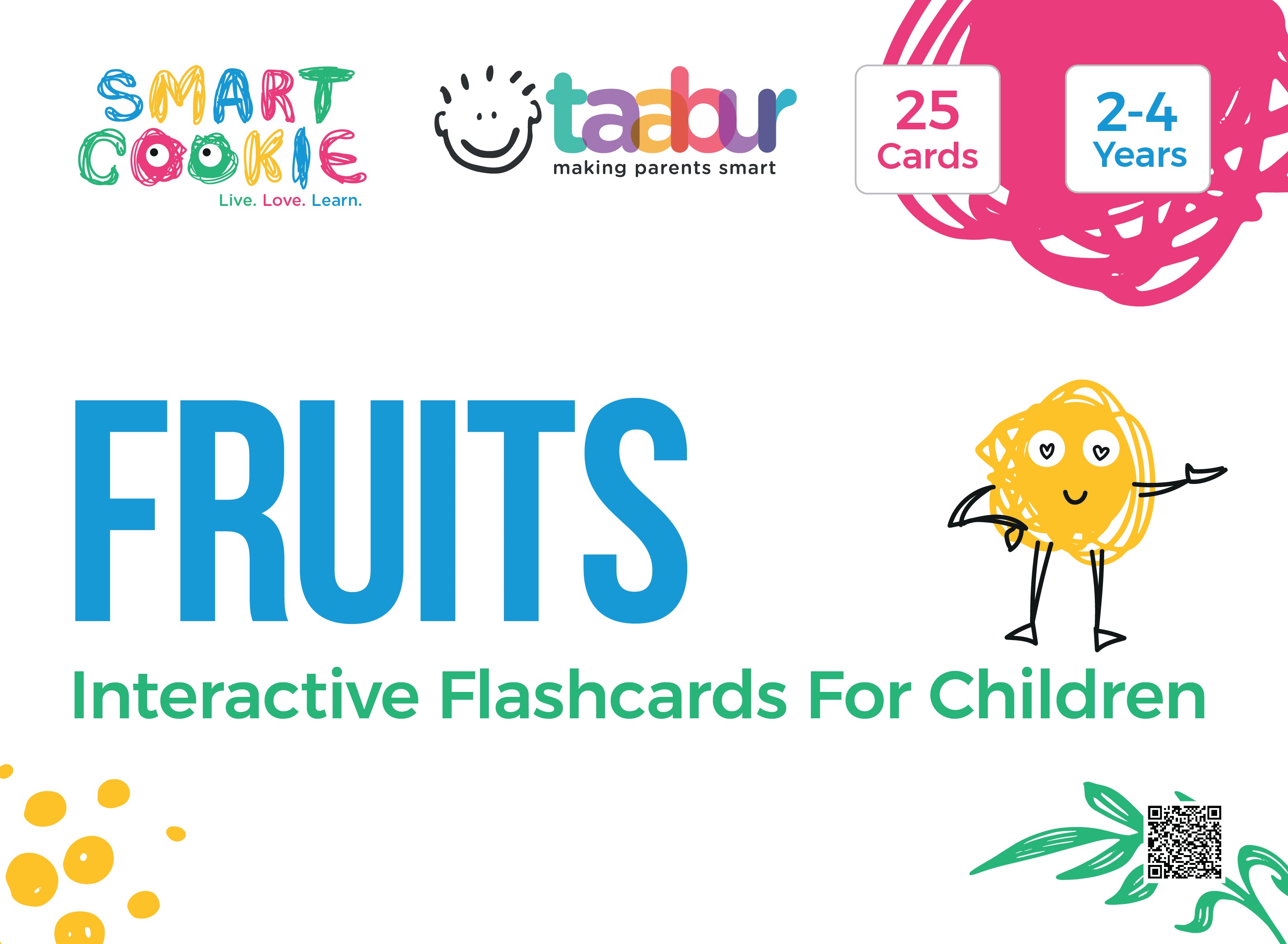 Animals, Fruits, Vegetables - 6 Sets of Interactive Flashcards - for Kids Aged 2 to 4 Years Old