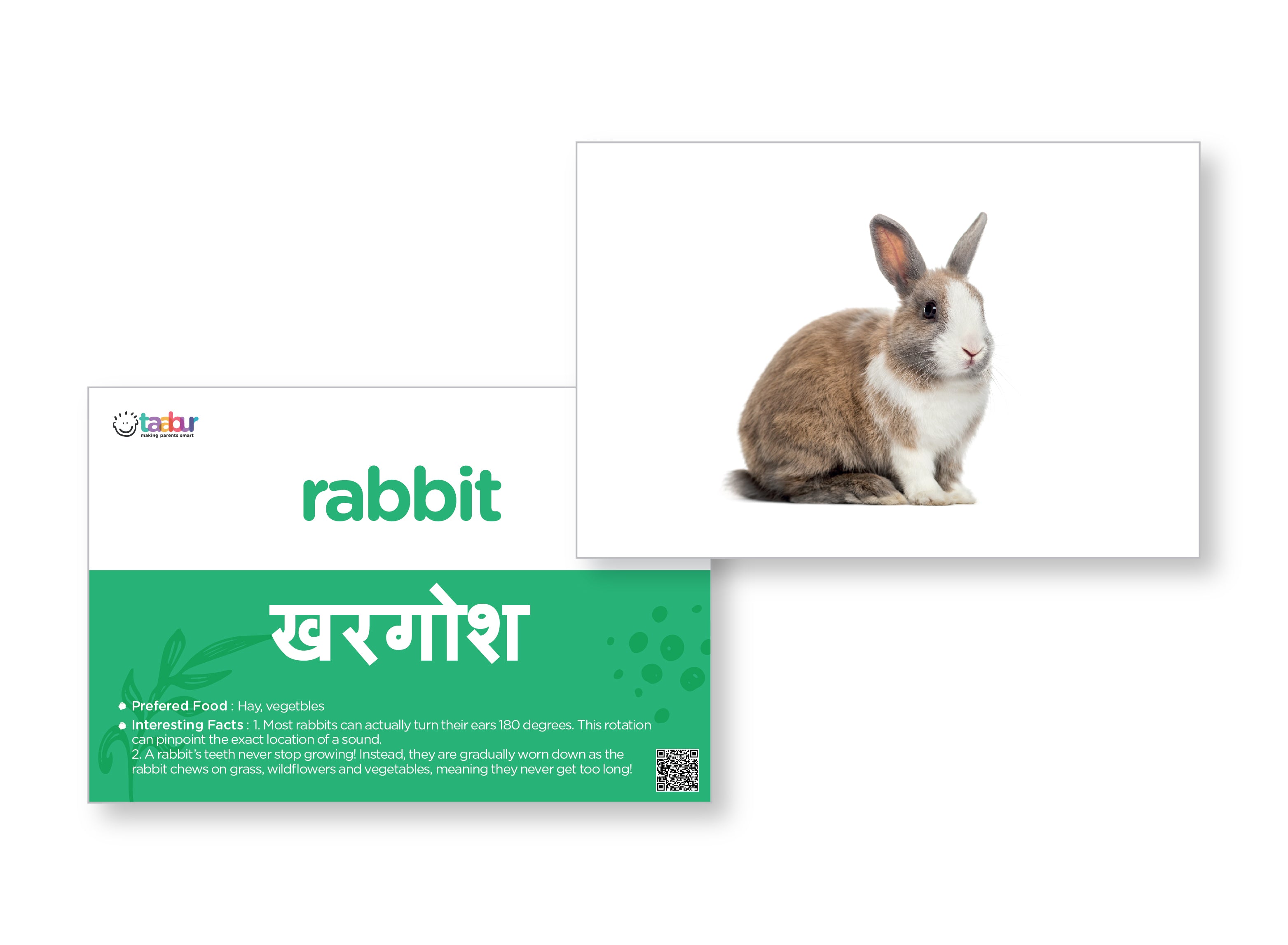 Animals, Fruits, Vegetables - 6 Sets of Interactive Flashcards - for Kids Aged 2 to 4 Years Old