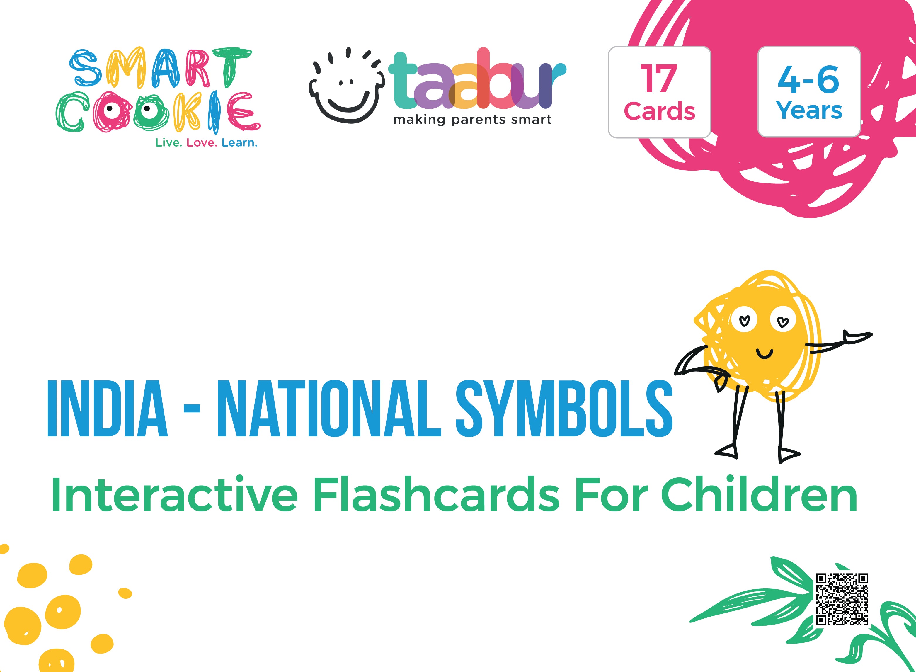 My India – 6 Sets of Interactive Flashcards - for Kids Aged 4 to 6 Years Old