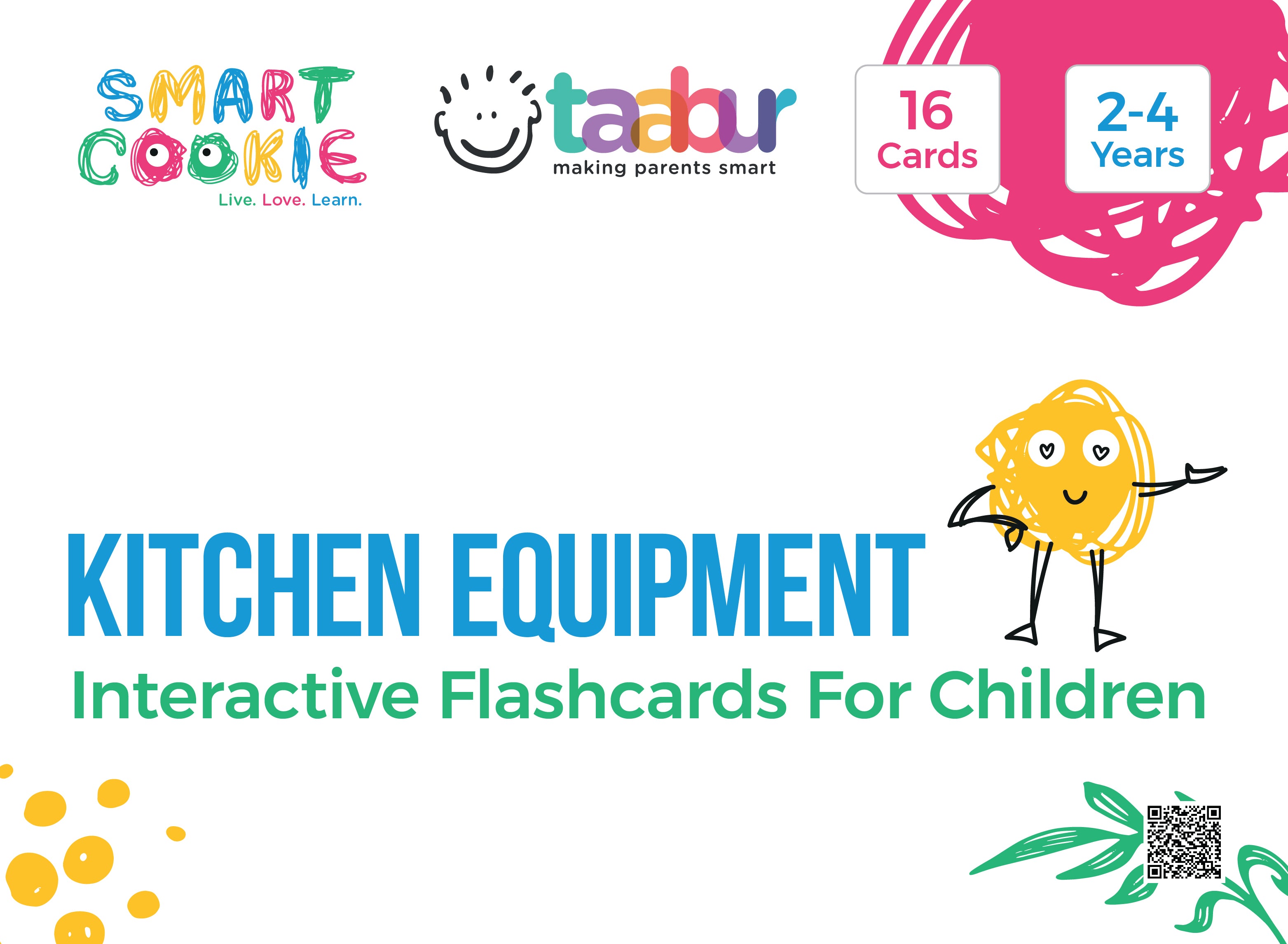 Basic Environment Awareness - 6 Sets of Interactive Flashcards - for Kids Aged 2 to 4 Years Old