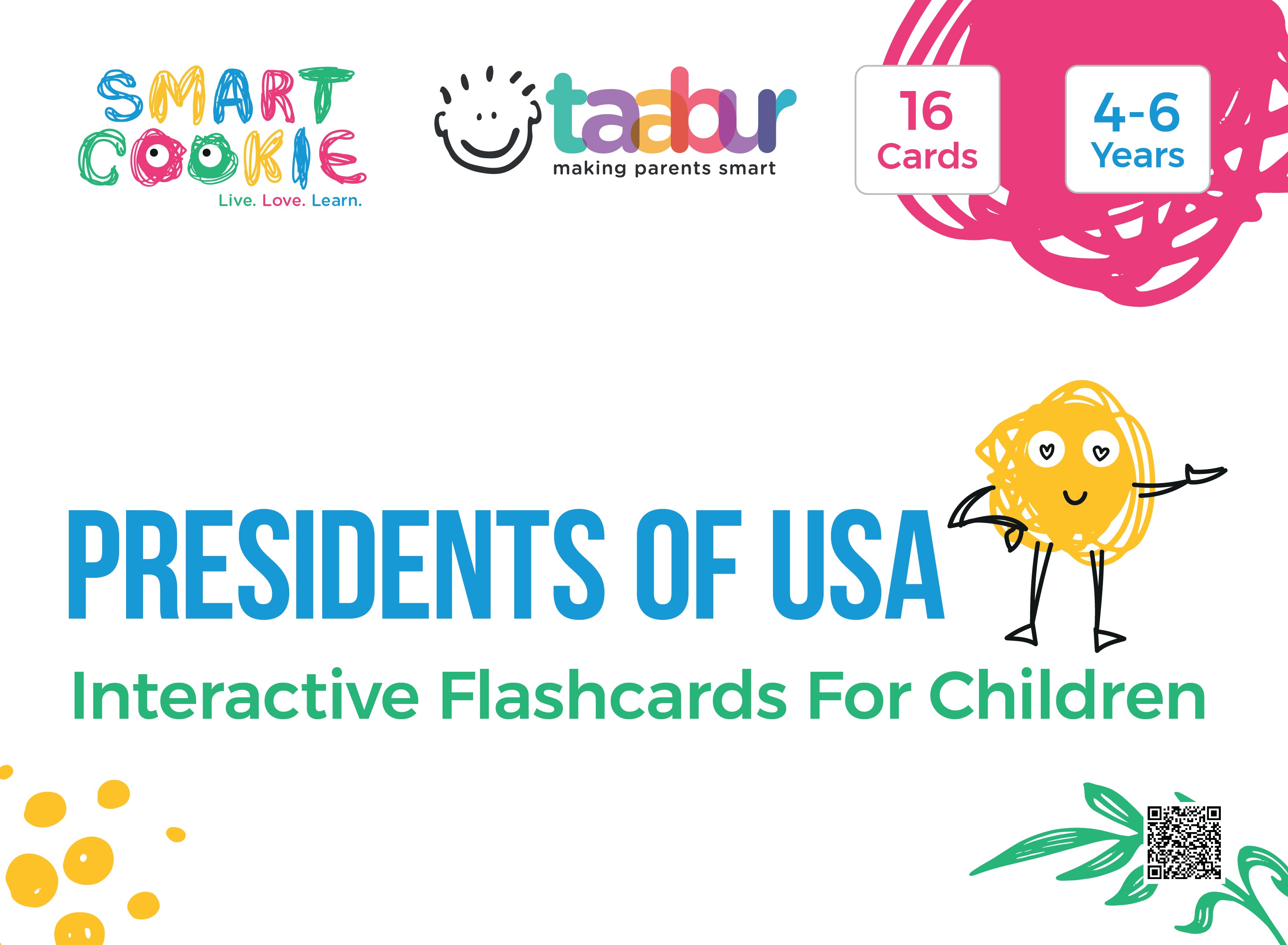 Around The World - 3 Sets of Interactive Flashcards - for Kids Aged 4 to 6 Years Old