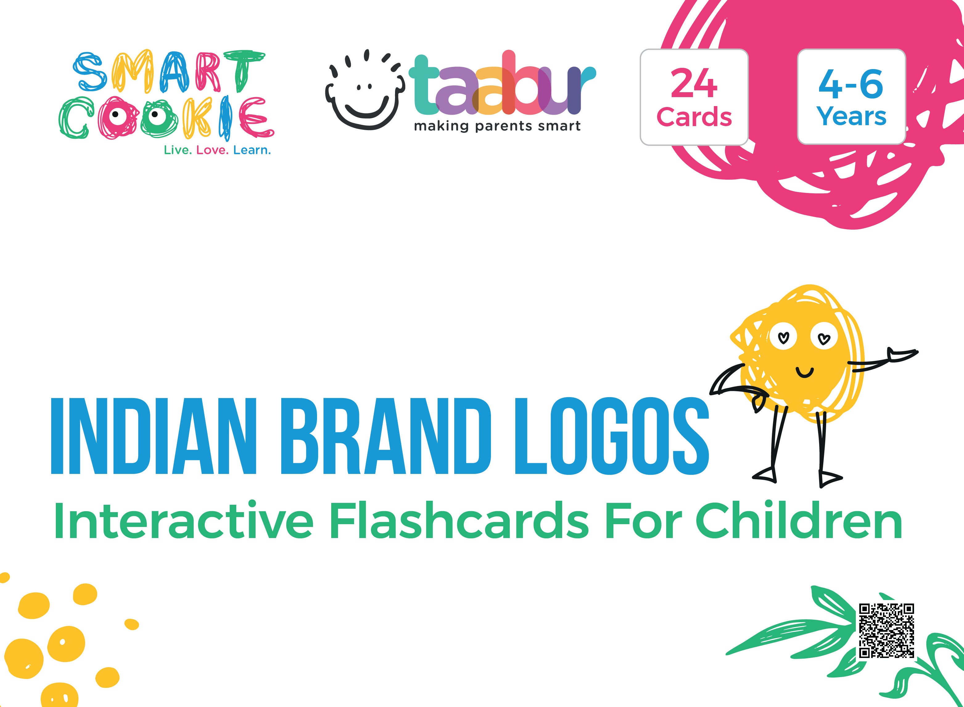 My India – 6 Sets of Interactive Flashcards - for Kids Aged 4 to 6 Years Old