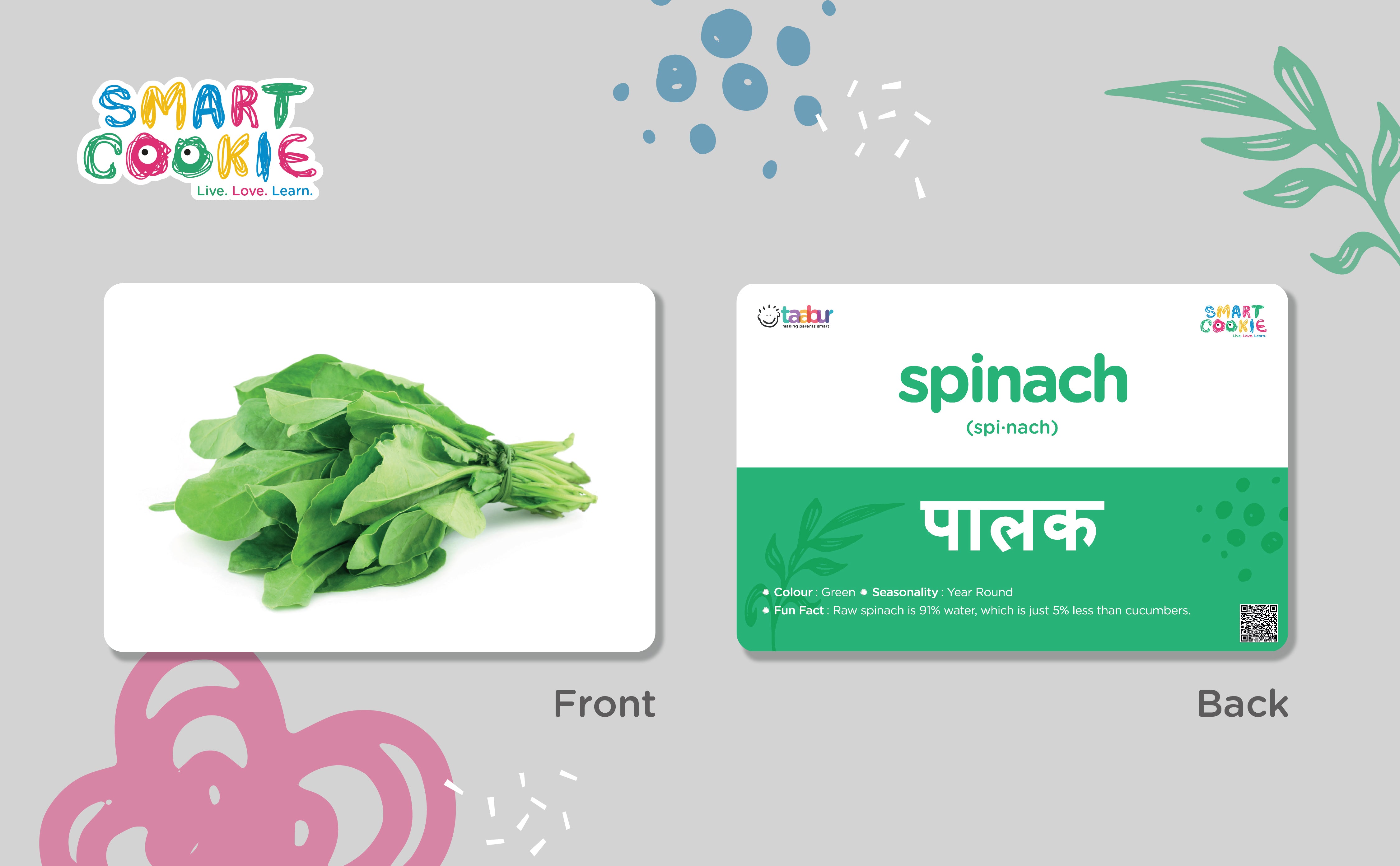 Vegetables - Interactive Flashcards for Children (28 Cards) - for Kids Aged 2 to 4 Years Old